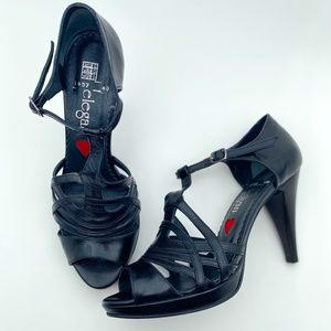 HANDMADE LEATHER WOMAN PLATFORM HEELS